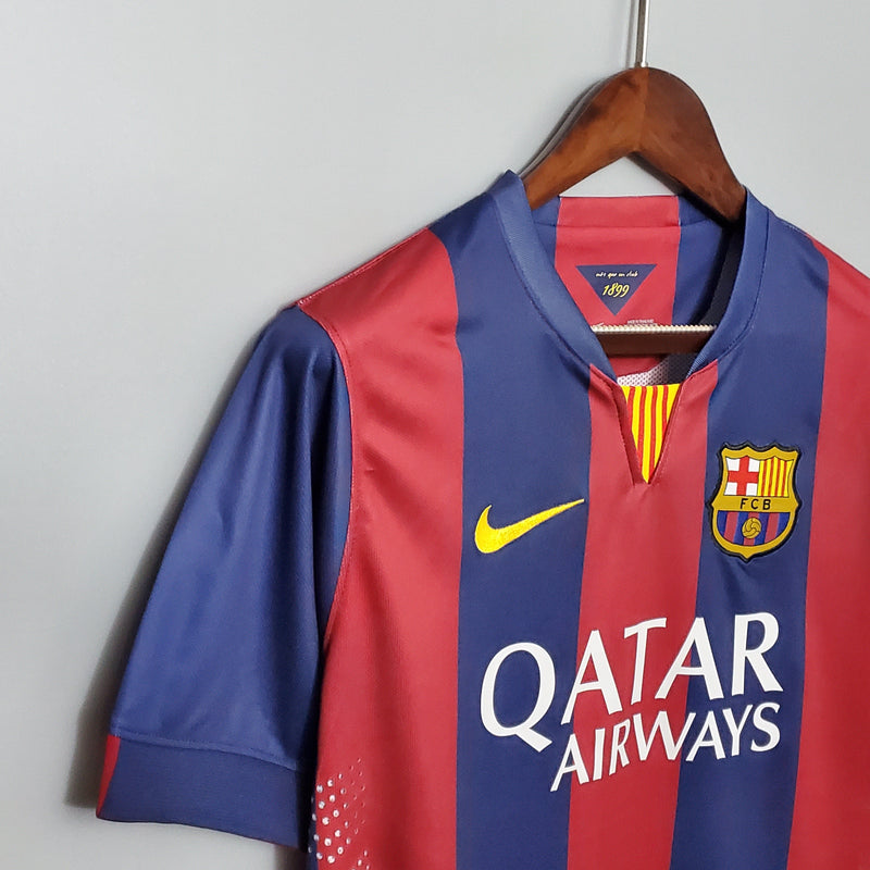 Camisa Barcelona Titular 14/15 - Versão Retro