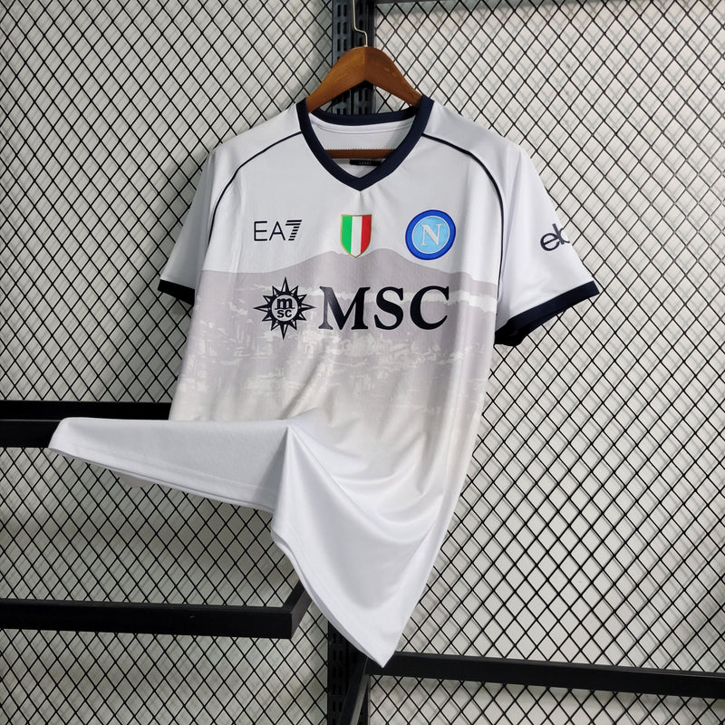 Camisa Napoli Away 23/24 EA7 Torcedor Masculina